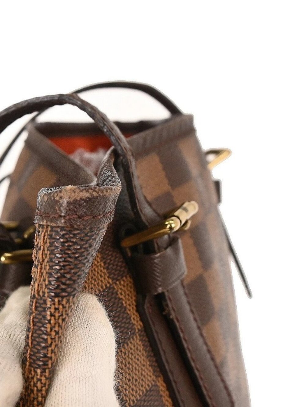 LOUIS VUITTON MARAIS HAND TOTE BAG DAMIER EBENE - Picture 4 of 10